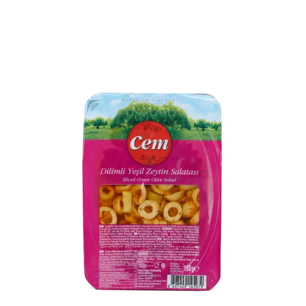 Dilimli Yeşil Zeytin Salatası 150 gr